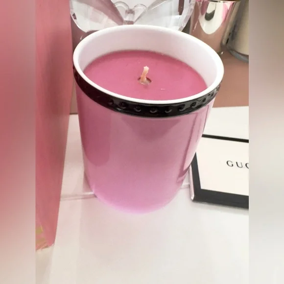 Gucci Pink Porcelain Bee Candle - Picture 4 of 9
